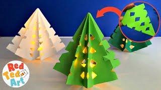 3d Paper Christmas Tree Decorations & Luminaries