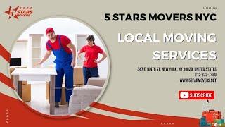 Local Moving Services | 5 Stars Movers NYC | www.5starmovers.net