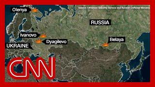 New images show extent of Ukraine's surprise attack on Russia