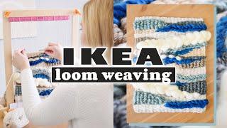 How to WEAVE using an IKEA LOOM (Ikea Lustigt Hack for beginners!)