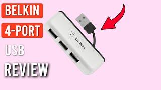 Belkin Travel 4 Port USB 2.0 Hub Review - Compact and Convenient Connectivity!