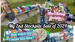 2ND STOCKPILE SALE OF 2024 | HOW I SELL MY COUPON STOCKPILE & HOW MUCH I MADE THIS TIME!