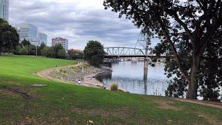 Portland, Riverplace Esplanade 2019| Binaural Virtual Tour | 4K