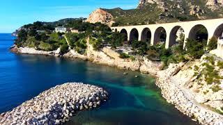 Drone Marseille - Plage de corbières 13016