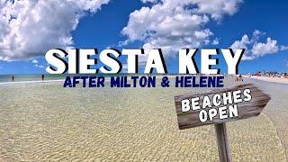 SIESTA KEY after Back to Back HURRICANES | See the Beaches and Village after the Storms