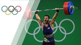 Iran's Rostami sets world record in Men's 85kg Weightlifting