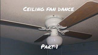 Ceiling fan dance part 1 (Hampton Bay Littleton)