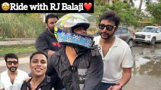 Ride With Rj Balaji️| Vera level￼ fun|Now Chennai￼|@Contentillamamey. Aj| Ajees |TTF