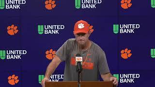 Dabo Swinney's Wednesday post-practice update (NC State week)