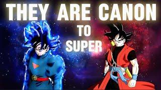 CC GOKU AND XENO GOKU ARE CANON TO DBS, WHY GAMES AND MOVIES ARE CANON,THE TRUTH ABOUT DB CANONICITY