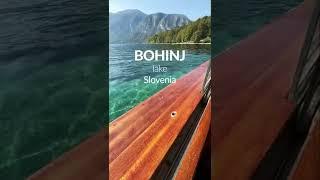Boat trip on the Bohinj Lake - Triglav National Park Slovenia