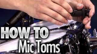 How To Mic Toms - Drum Lessons