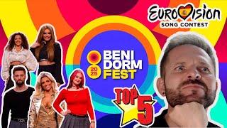 Reacting to ALL 16 Songs Competing in Benidorm Fest 2025 | Ranking My Top 5 Favourites!