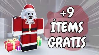 CONSIGUE 9 ITEMS GRATIS en Roblox!  (2024)