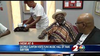 Historical News Footage 2017 Part 1: George Clinton visits the Funk Museum to give his support!