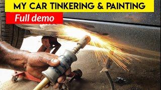 My car Tinkering & Painting work | How car dents removed? | Car painting? | Birla