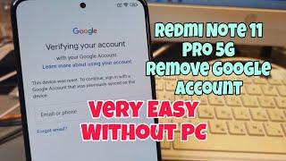 Without PC!!! Xiaomi Redmi Note 11 Pro 5G (2201116SG), Remove Google Account, Bypass FRP.