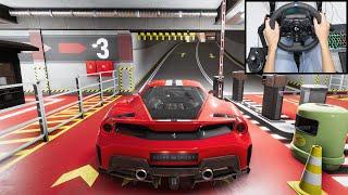 Ferrari 488 Pista - Test Drive Unlimited Solar Crown | Logitech g923 gameplay