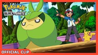 Sewaddle Evolves! | Pokémon the Series: Black & White | Official Clip