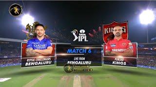 IPL highlights Match No 6  2024 RCB v/s PBKD️@zaynmk97