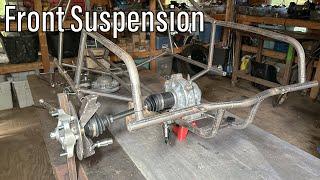 Starting the Front Suspension - Mini Lifted Muscle Car Part 3 - Plus Hurricane Helene Storm Damage