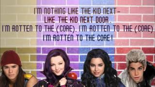 DISNEY DESCENDANTS: ROTTEN TO THE CORE LYRICS