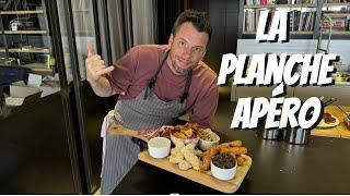 RECETTE DE NORBERT : LA PLANCHE APÉRO, STICK MOZZA, TAPENADE, NEMS...