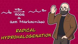 Anti-Markovnikov Addition of HBr to Alkenes