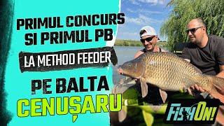 Primul concurs si primul PB la method feeder pe balta Cenusaru