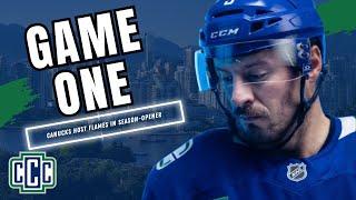 CANUCKS HOST FLAMES IN SEASON OPENER