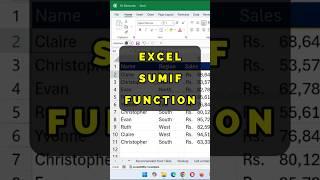 How to use SUMIF Function