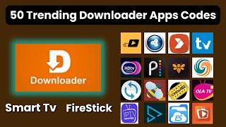 Top 50 Trending App Codes For Downloader App || FireStick And Android tv