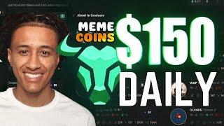 How to make $150 Daily trading memecoins using BULL X Bot Solana