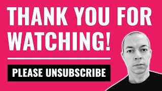 Please Unsubscribe!