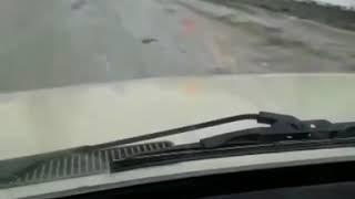 Убитая дорога в станице Константиновской под Пятигорском