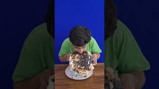 My brother burned my blocky marshmallows with fire  