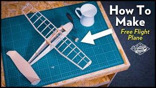 How to Make a Rubber Powered Plane (1 Day Build)