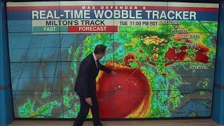 Hurricane Milton 11 p.m. Tuesday track update