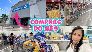 MINHAS COMPRAS DO MÊS NO SUPERMERCADO SAM’S! | QUANTO GASTEI?