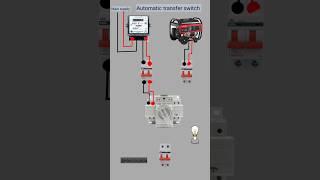 Automatic transfer switch ka connection kese kare||how to make automatic transfer switch connection