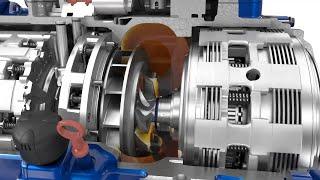 Voith automatic transmission for buses - DIWA Functional Principle Braking (EN)