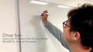 Explaining the super-resolution method "DNA Paint" by Group Leader Chao Sun