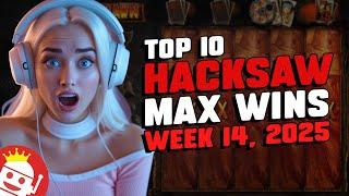  TOP 10 HACKSAW GAMING MAX WINS OF WEEK 14 / 2025 | REAL PLAYER WINS!