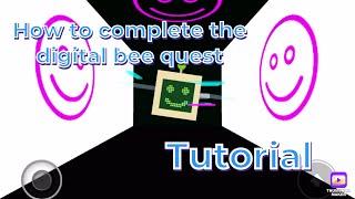 how to do the digital bee quest complete tutorial (Bee Swarm simulator)