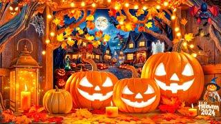 Cozy Autumn Halloween Ambience  Best Spooky Halloween Music 2024  Relaxing Halloween Music