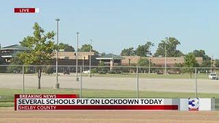 Several schools put on lockdown after threat