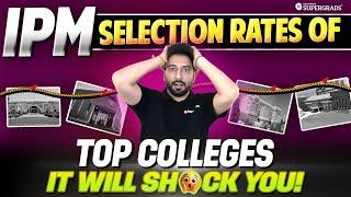 Shocking! IPM Selection Rates of Top Colleges | A Must-Know for IPMAT 2025 Aspirants ️