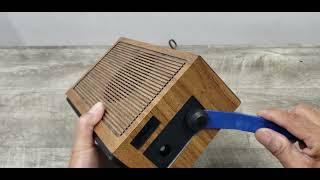 How to open, get inside or take apart a General Electric 7-4303G Clock Radio for repairs