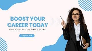 Revitalize Your Career with the Right Certification | Zoe Talent Solutions