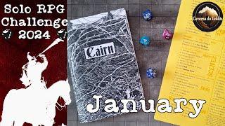 Solo RPG Challenge 2024 (January) Cairn + Fallen Oracle Card